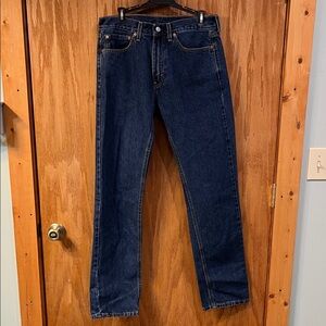 Men’s Levi Strauss 505 Classic Blue Denim Jeans - 32x34
